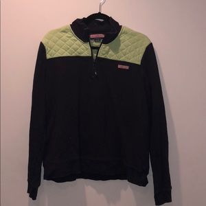 Vineyard vines green and blue fleece